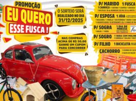 Ainda dá tempo: Compre no Bom Preço e concorra a um fusca e muito mais