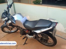 Guarda apreende moto com placa “trocada” em Ilha Solteira
